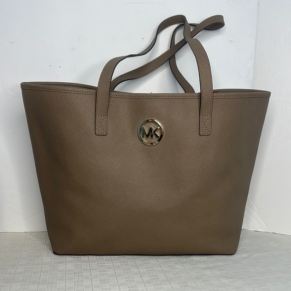 MICHAEL KORS LEIDA LARGE TOTE BAG - Picture 1 of 15
